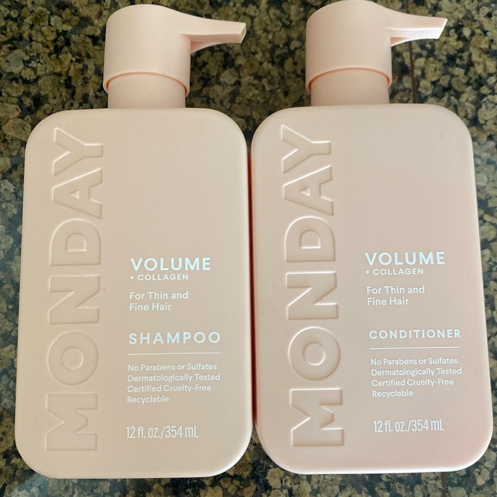 Monday Shampoo & Conditioner Bundle NWT